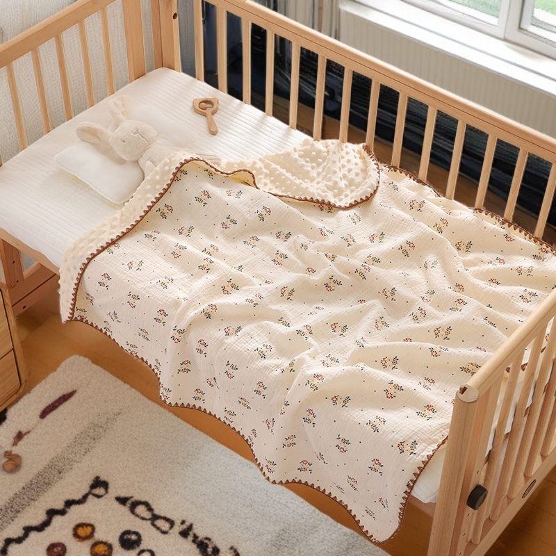 純棉紗布薄款嬰兒專用蓋毯