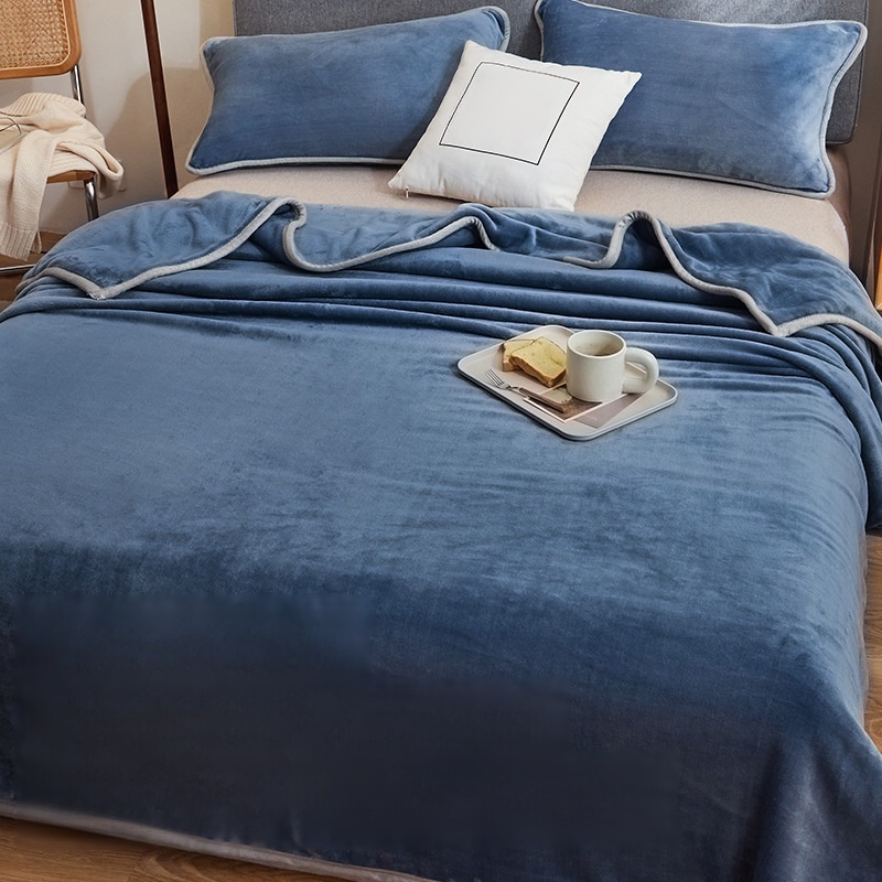 Milk velvet bed sheets and woolen blankets