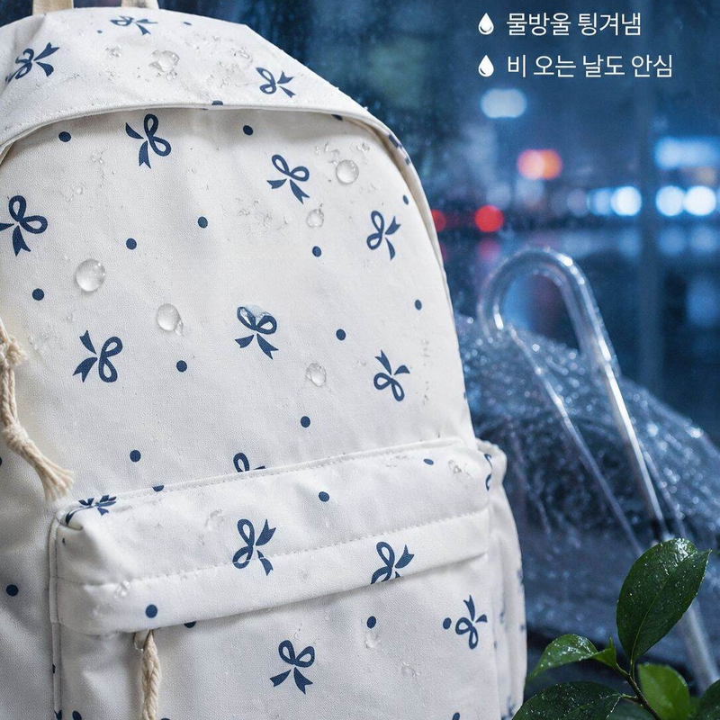 한국식 하라주쿠 플라워 스쿨백 여학생 백팩