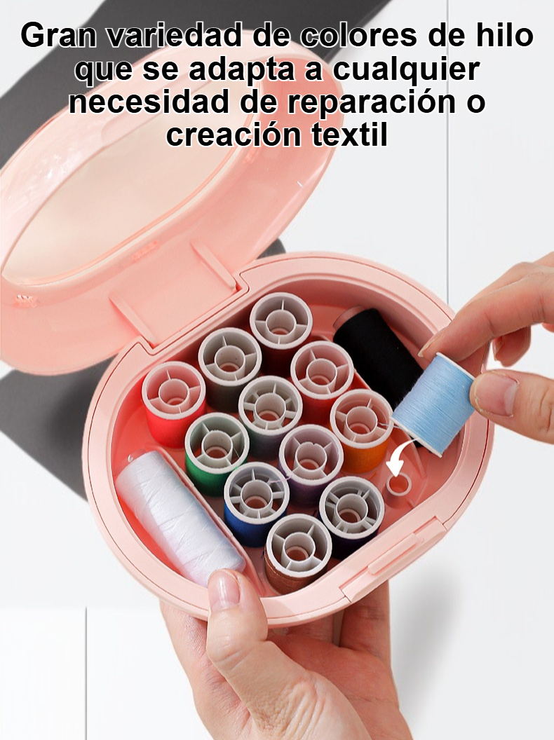 Caja compacta de costura portátil ideal para viajes