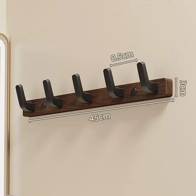 Behind-the-door storage hooks