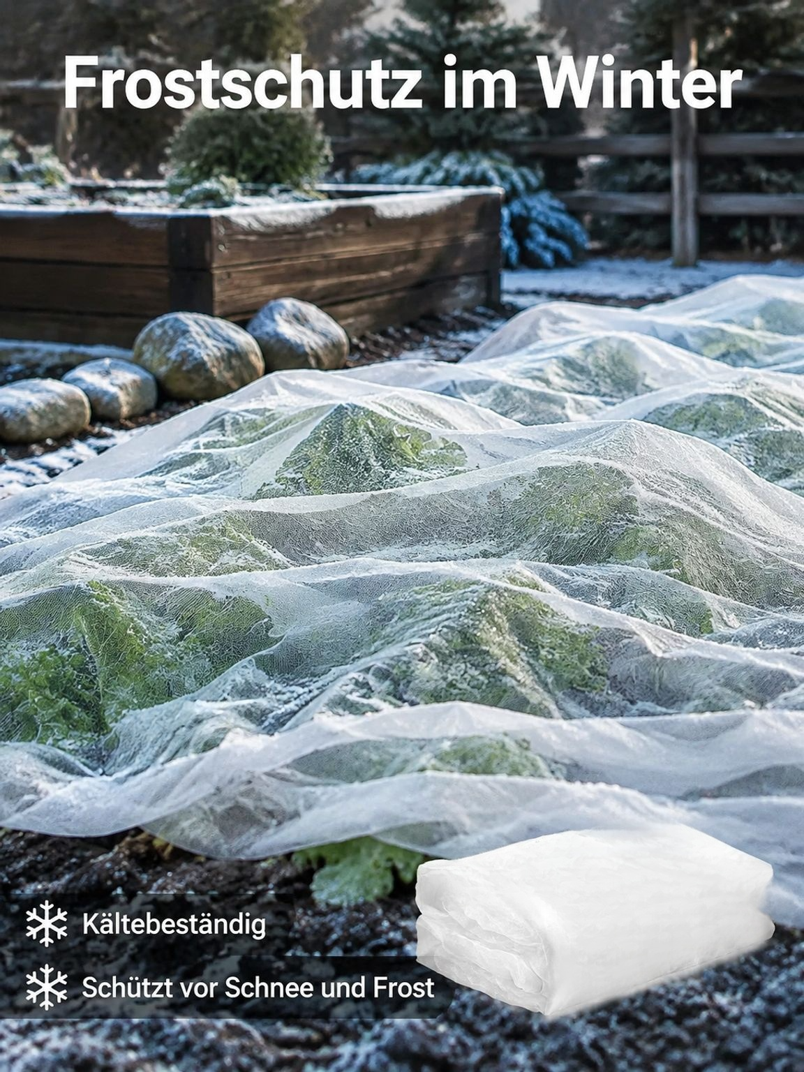 Pflanzenfreundliches Netz für Gewächshaus und Garten