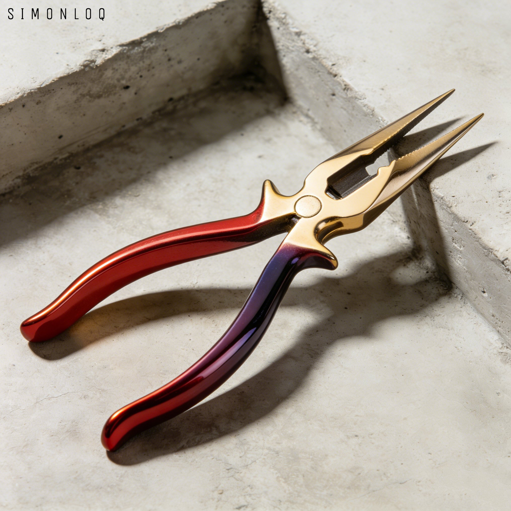 คีมปากแหลมสำหรับจับชิ้นส่วนเล็ก