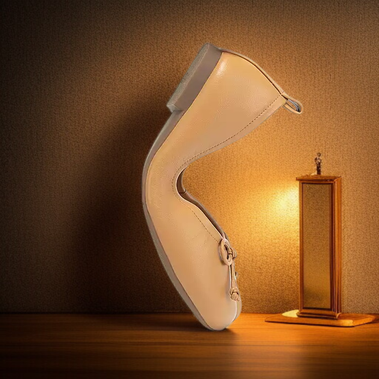 레드 단화 여 플랫 컴포트화 여성 구두 리본 발가락 봄가을 여름 단화