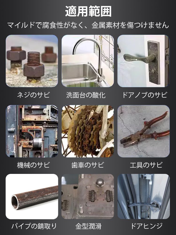 車用洗浄・サビ取り剤