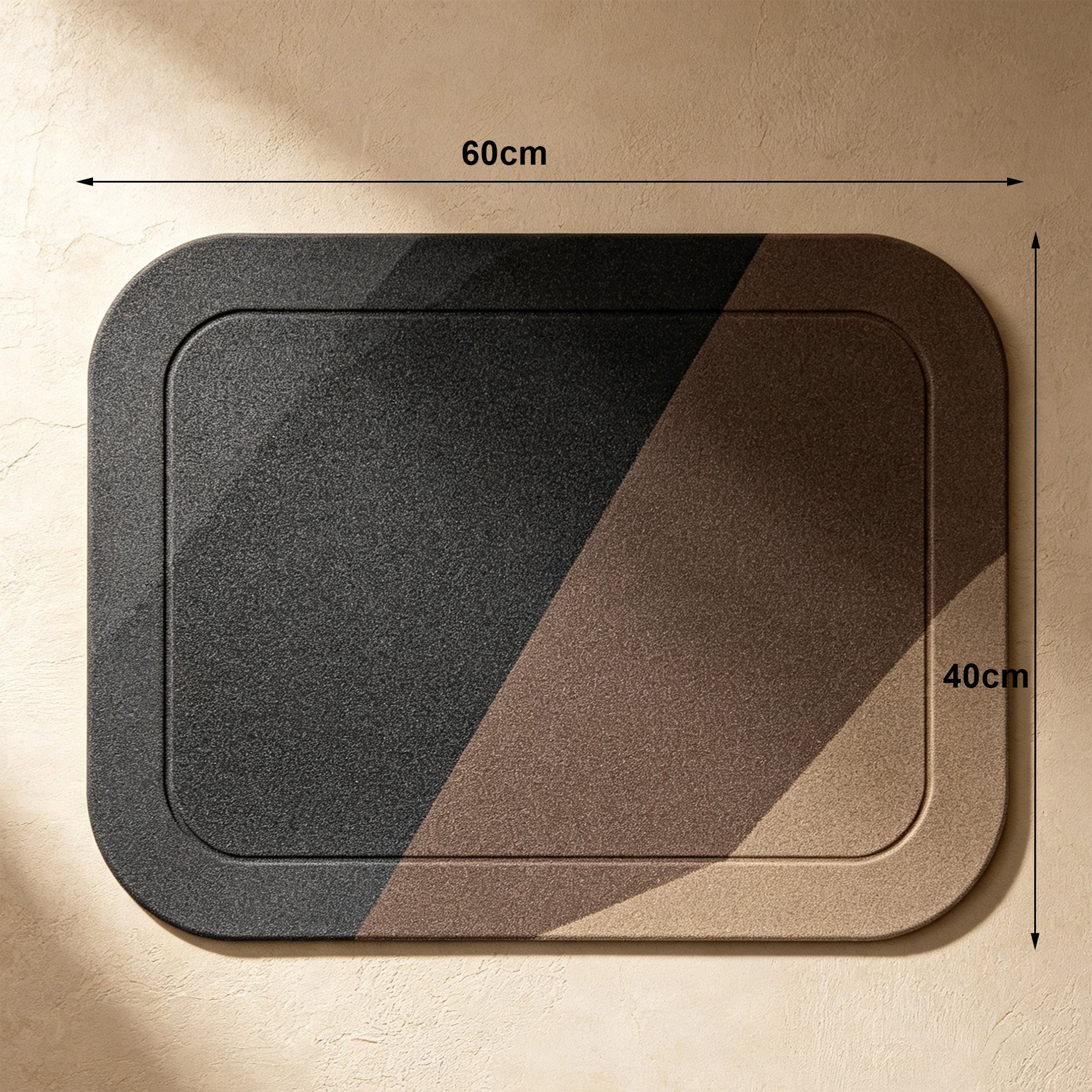 Easy to clean slip-resistant floor mats