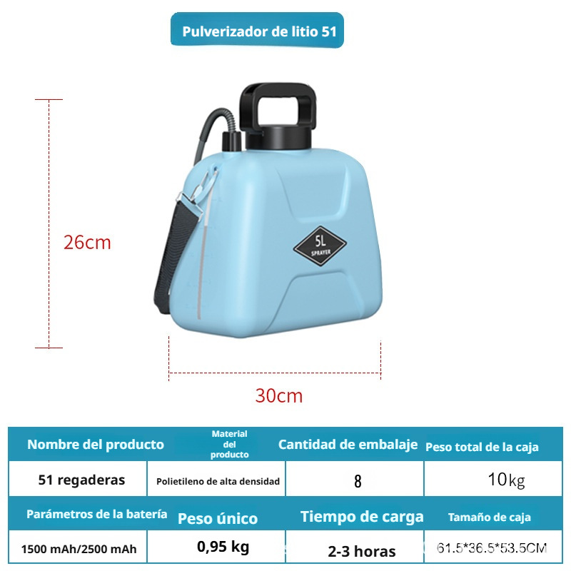 Rociador Eléctrico de Gran Capacidad