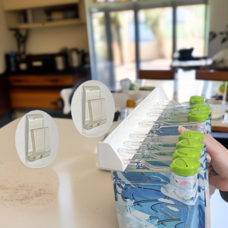 رف تعليقات توابل معلق لتوفير المساحة