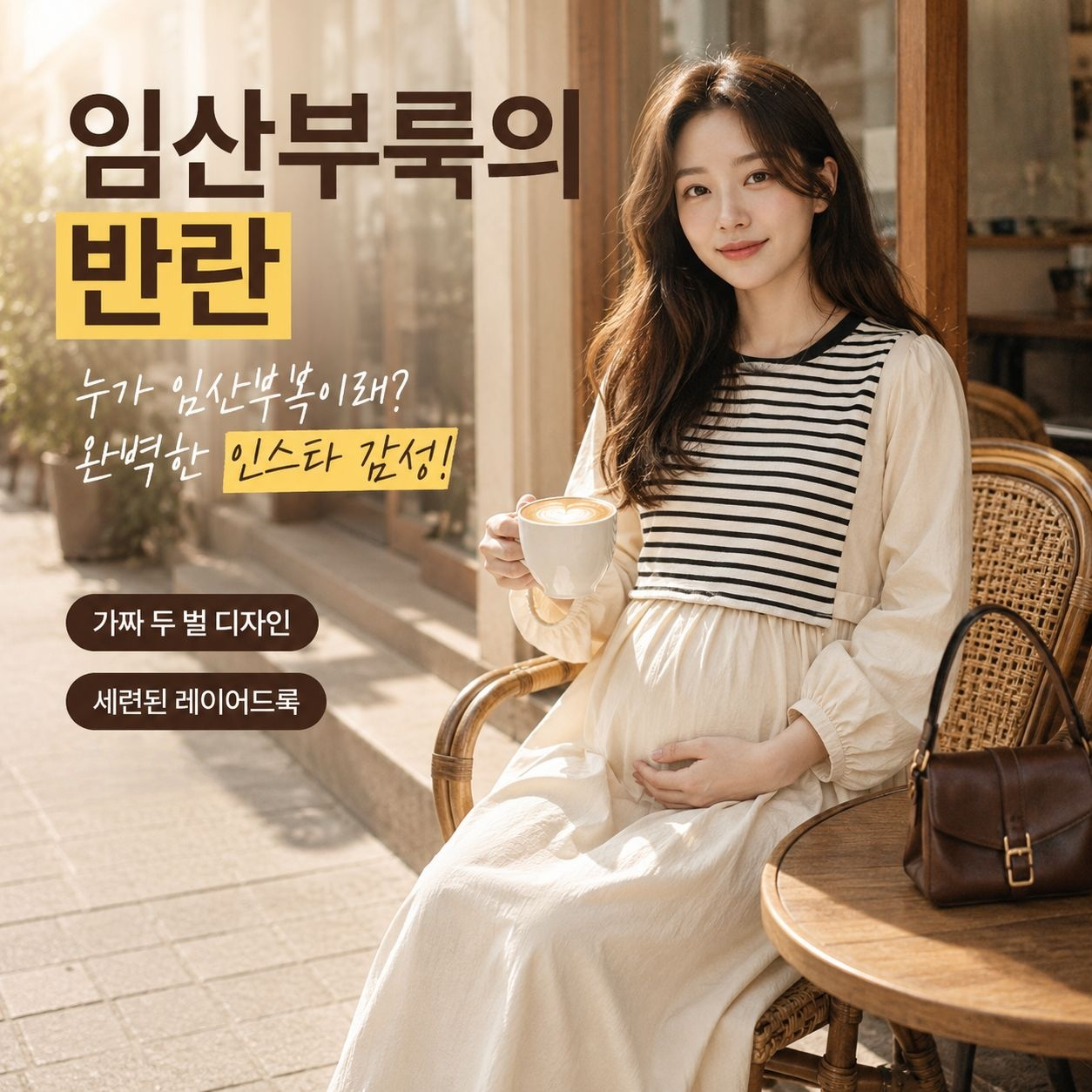 임부복 롱 면 원피스 롱 스커트 임부 원피스