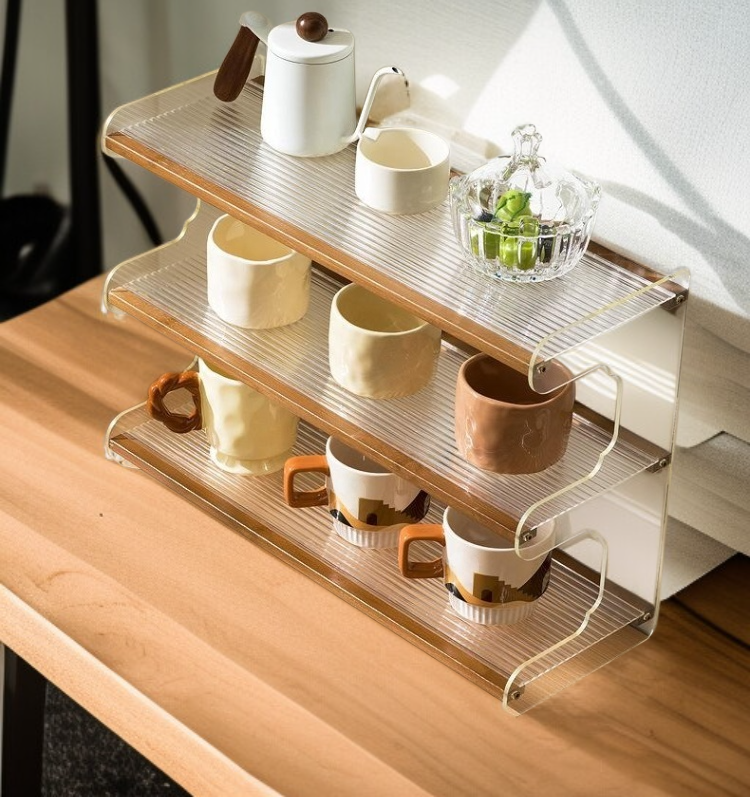 Tabletop storage solution for clutter-free workspace