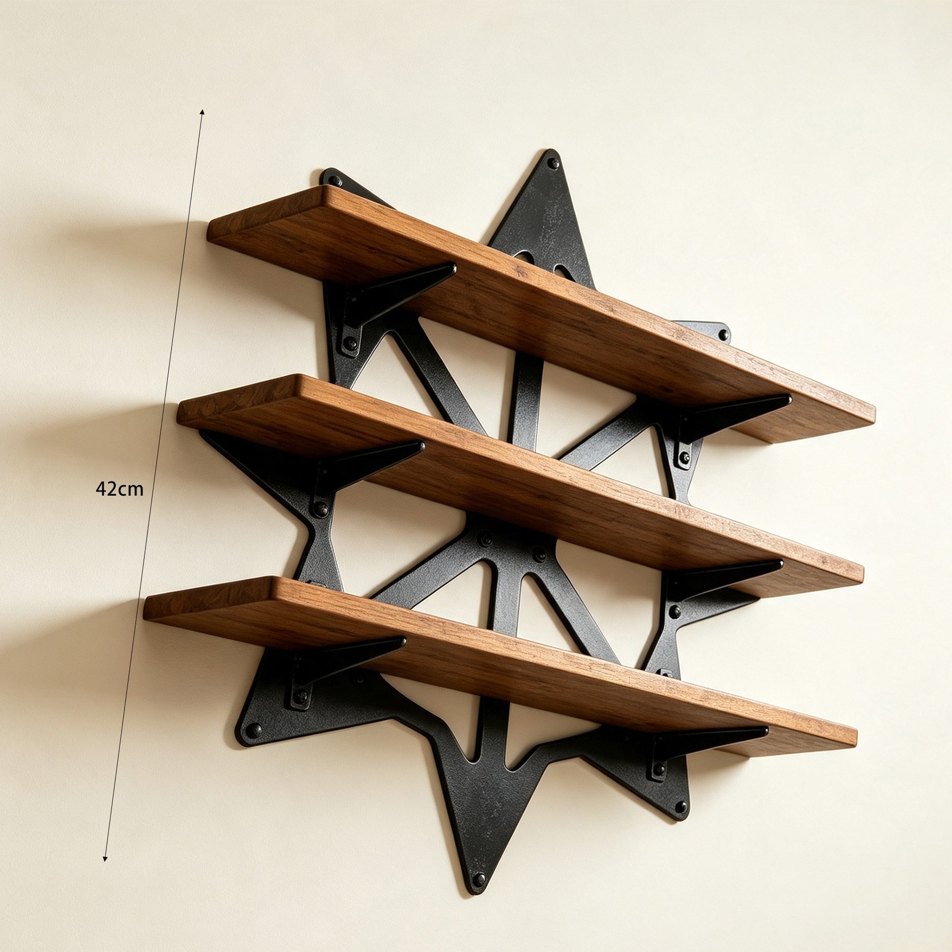 Minimalist wall-mounted shelf for home decor