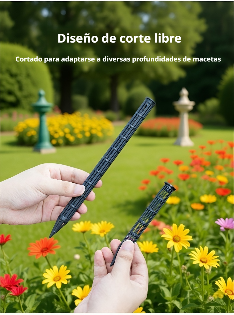 Maceta con sistema de ventilación para plantas sanas