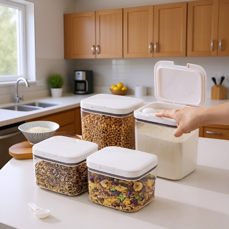 Storage box for dry food, airtight container