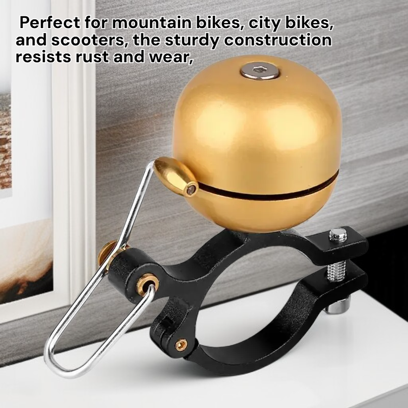 Universal Retro Copper Alloy Scooter & Bicycle Bell