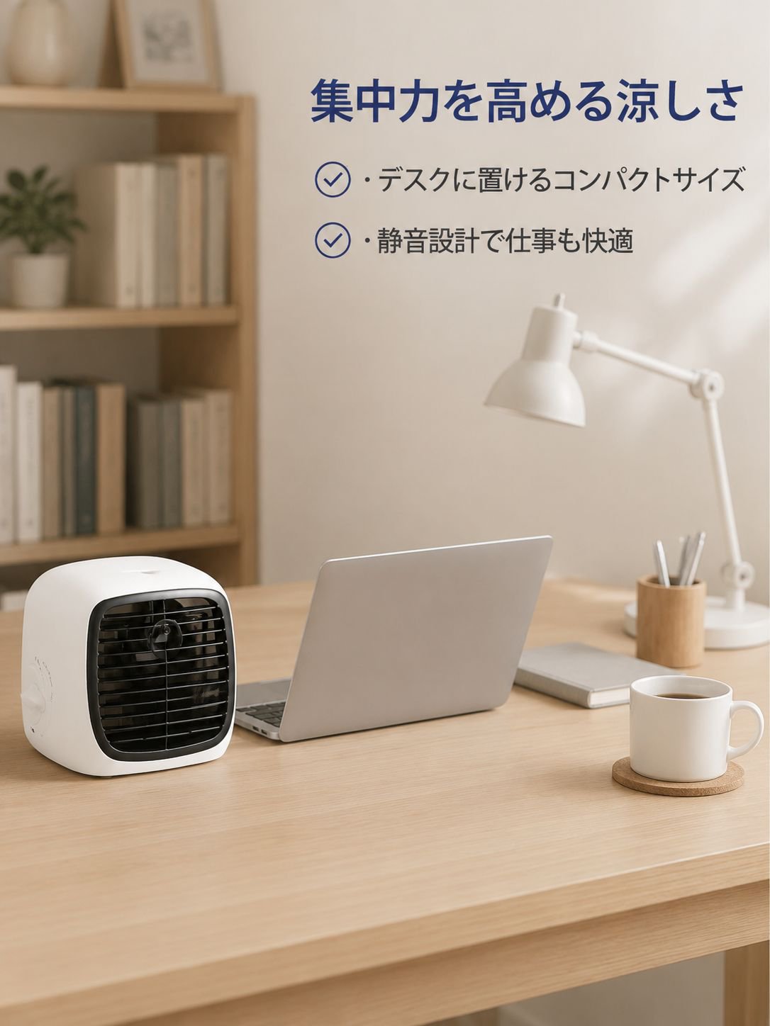 小型家庭用ポータブル冷風機
