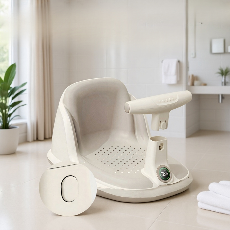 Rutschfester Sitzstuhl für Babys in der Badewanne
