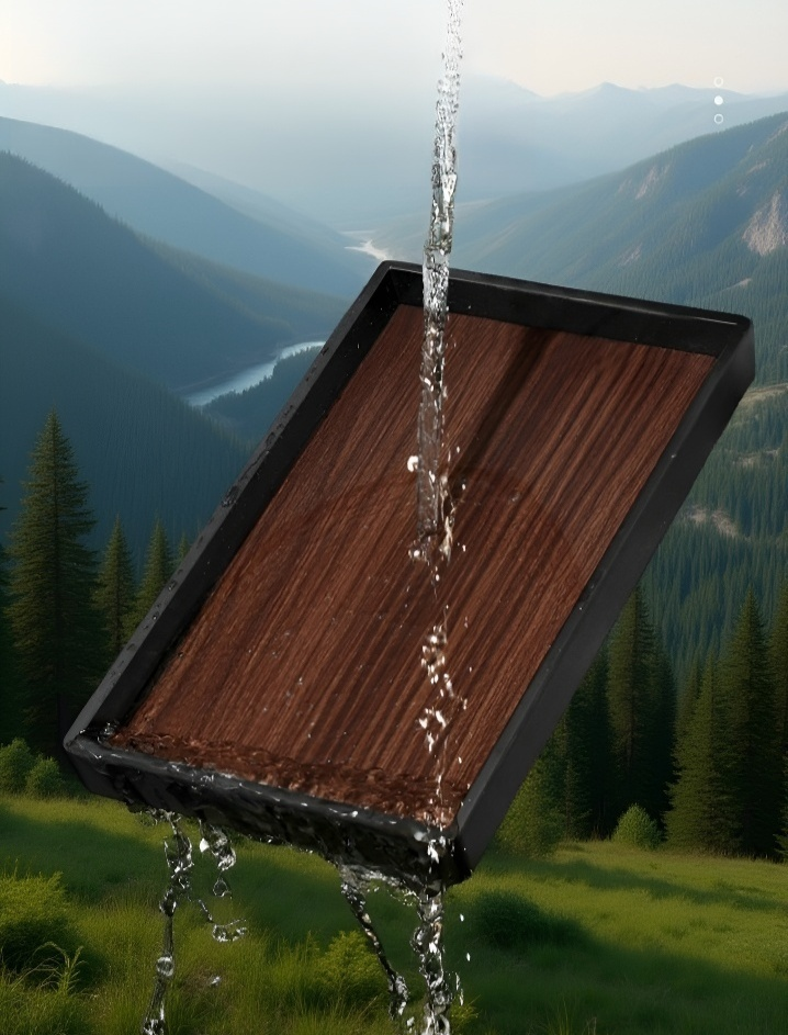 벽에 부착된 주방 수건걸이