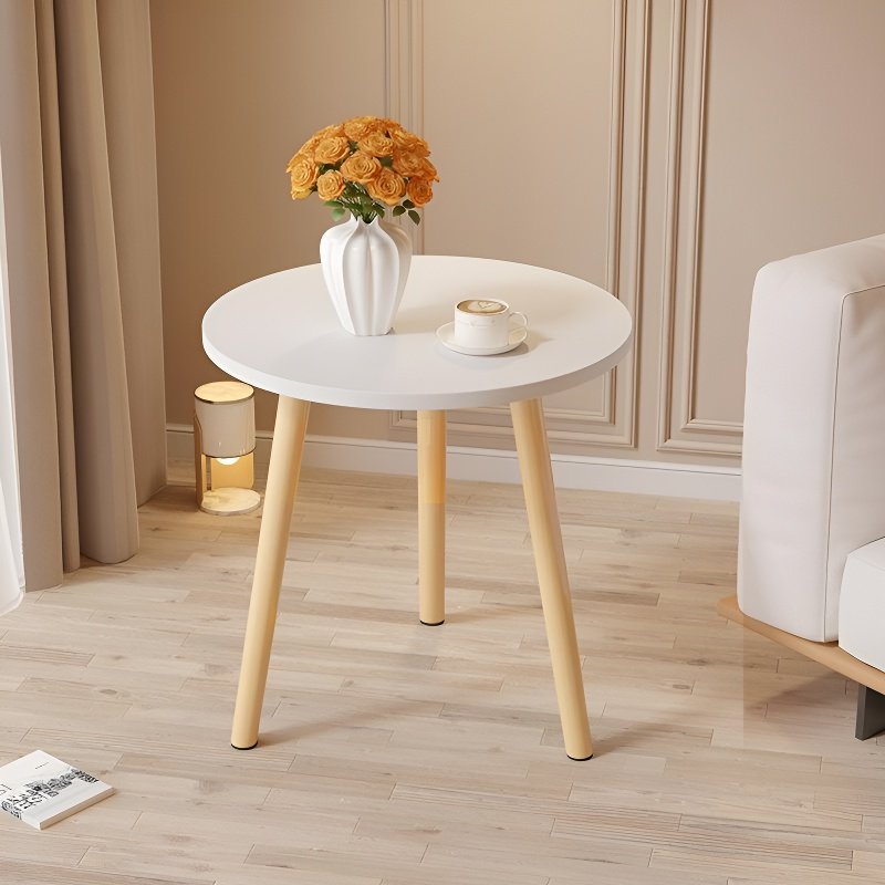 Petite table ronde créative pour salon, table basse de balcon