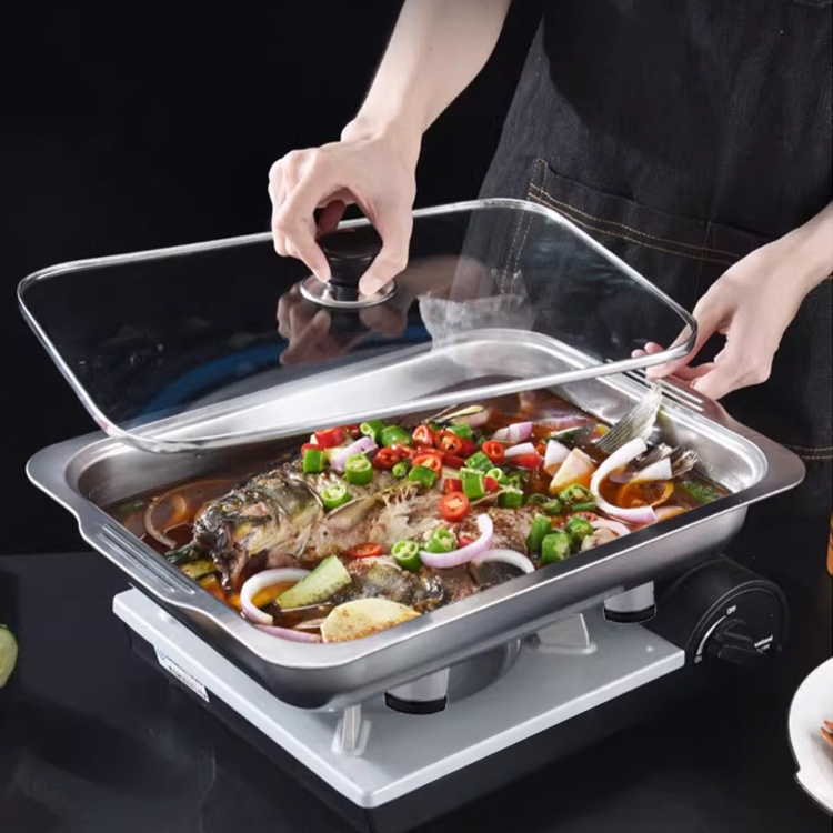 Horno de alcohol para asar pescado