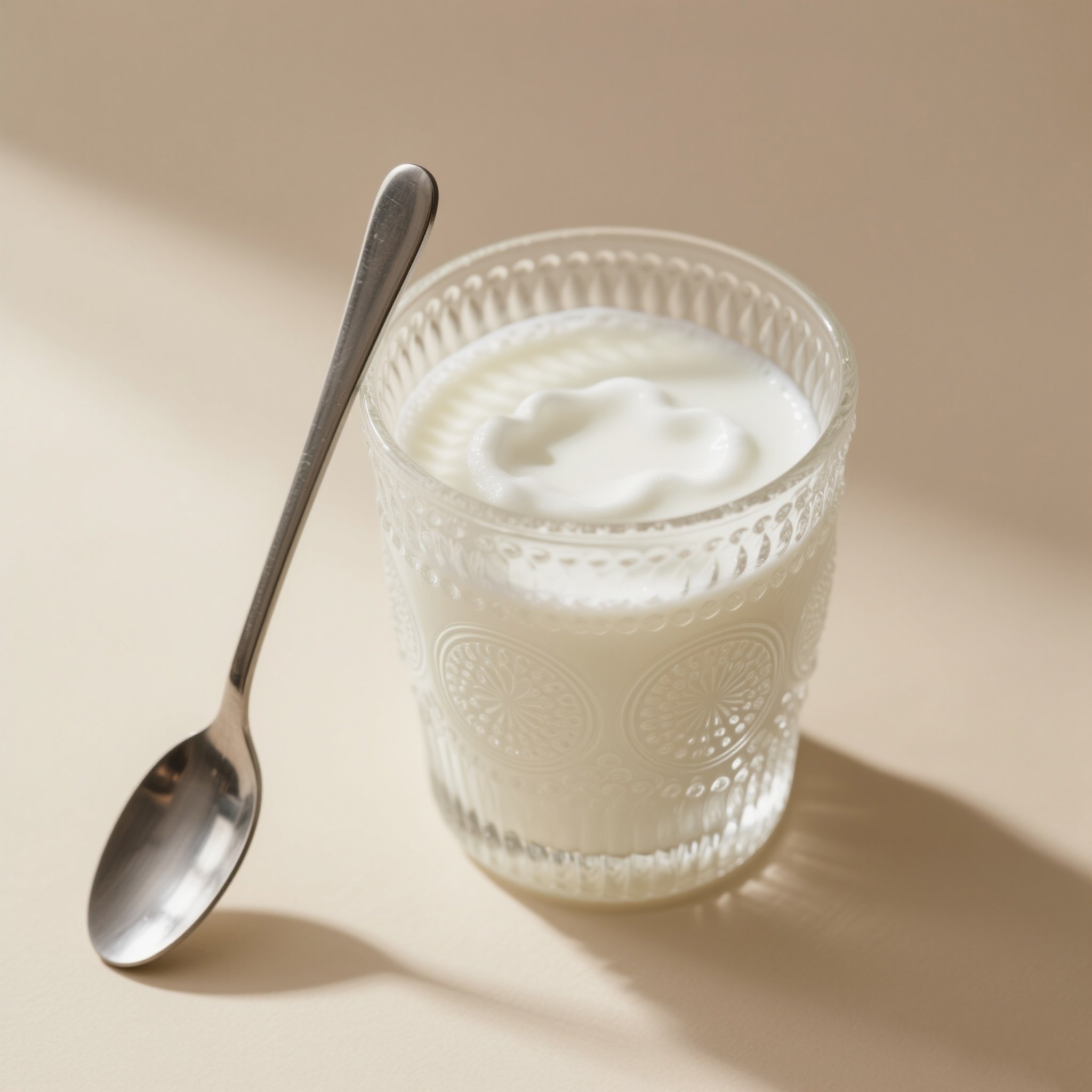  แก้วน้ำแก้วใสลายสวยงาม (แพ็คคู่ 2 ใบ)