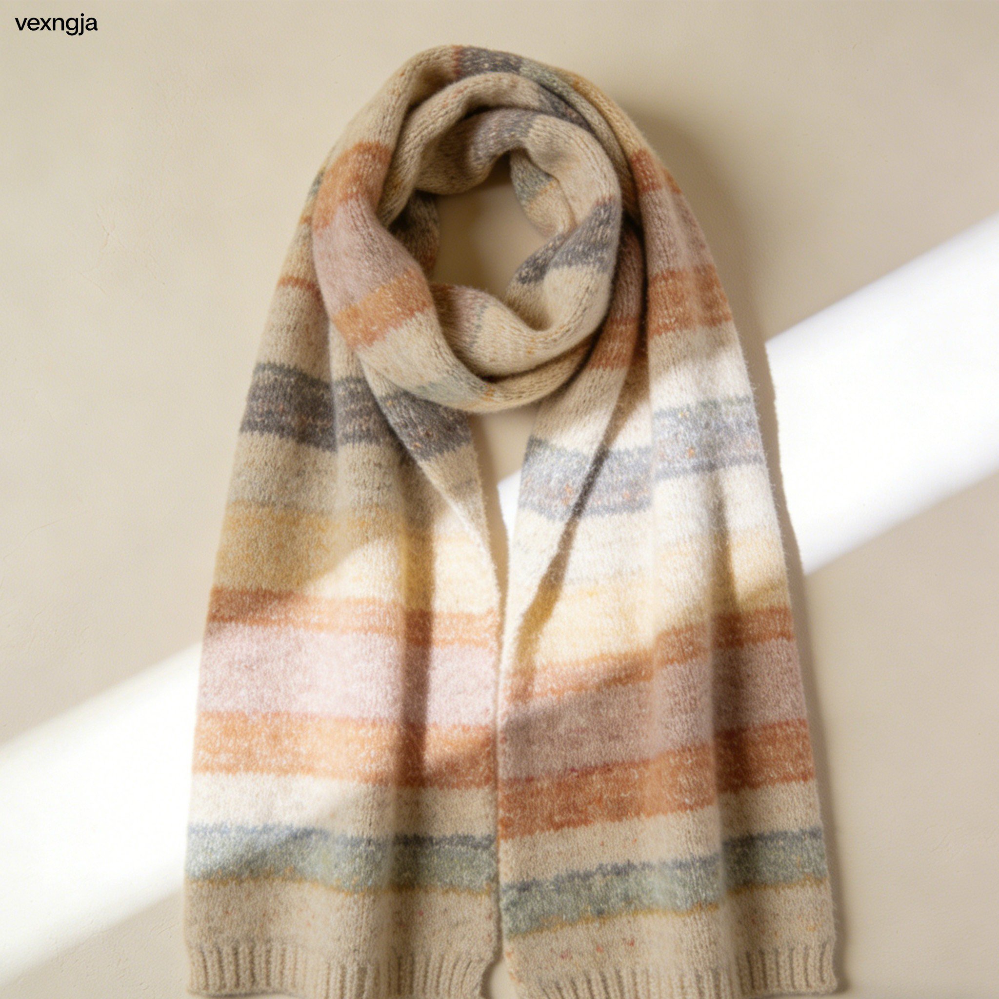 Autumn and winter warm knitted scarves