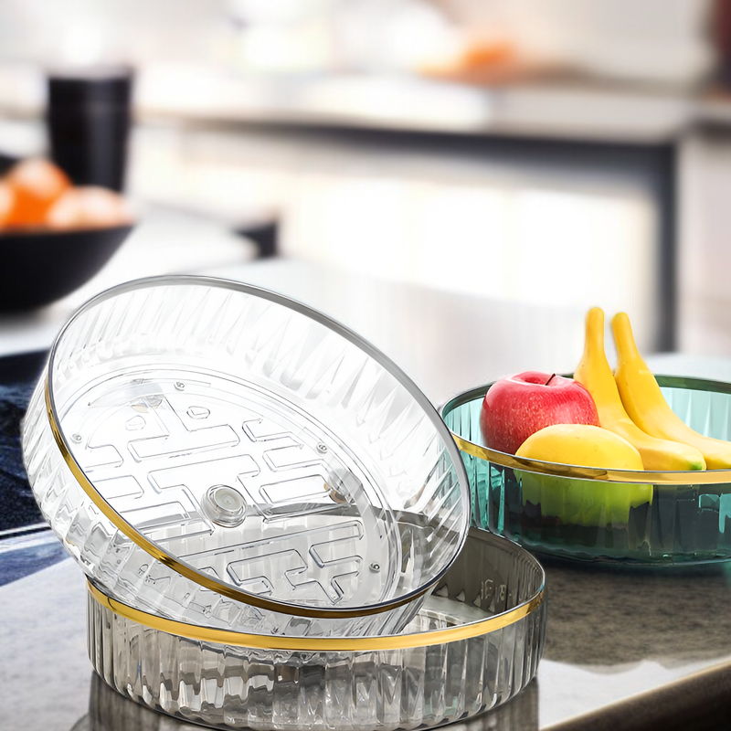 Food-Grade Rotating Organizer Multifunctional Desktop Organizer Kitchen Pet Storage