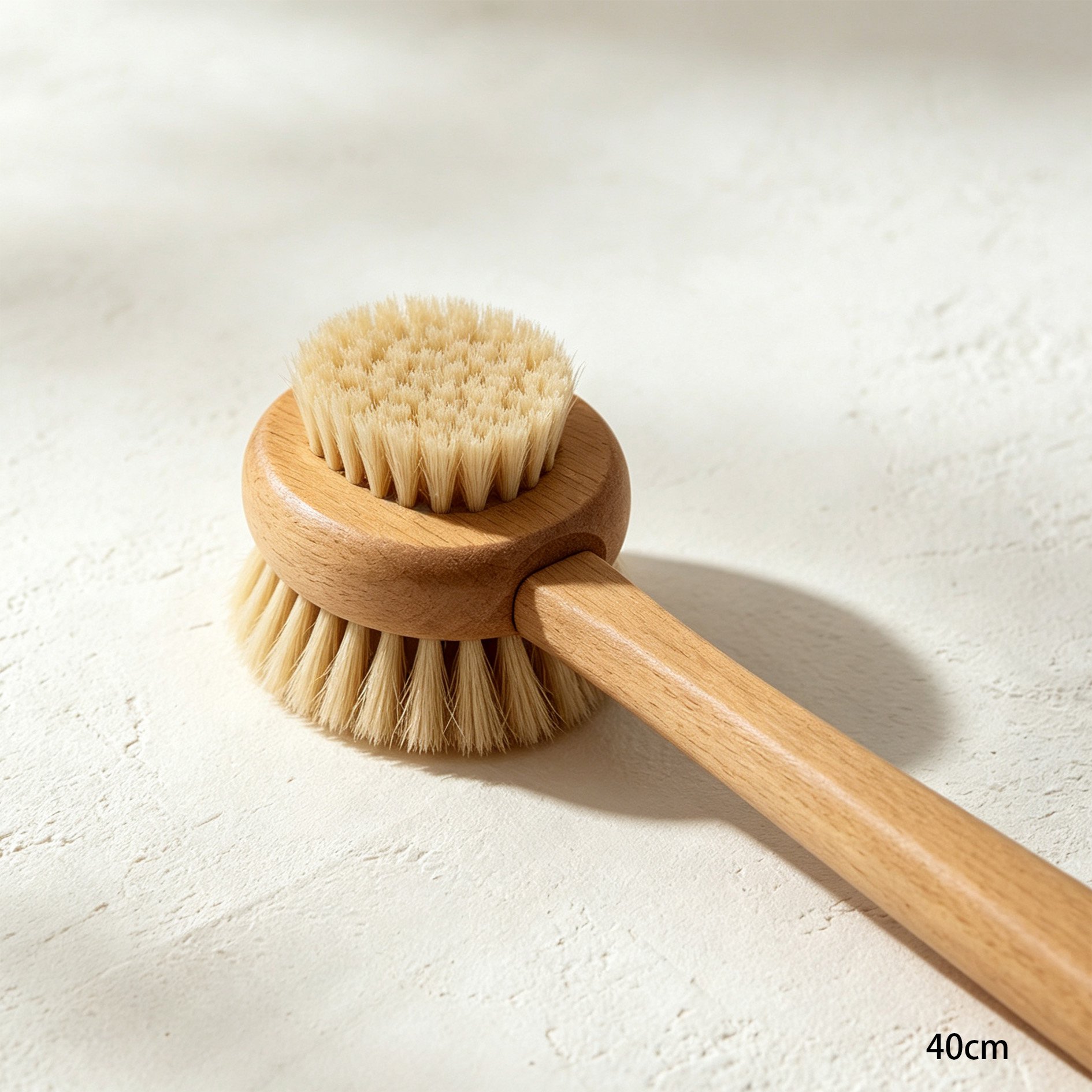 Dual-head design exfoliating body brush