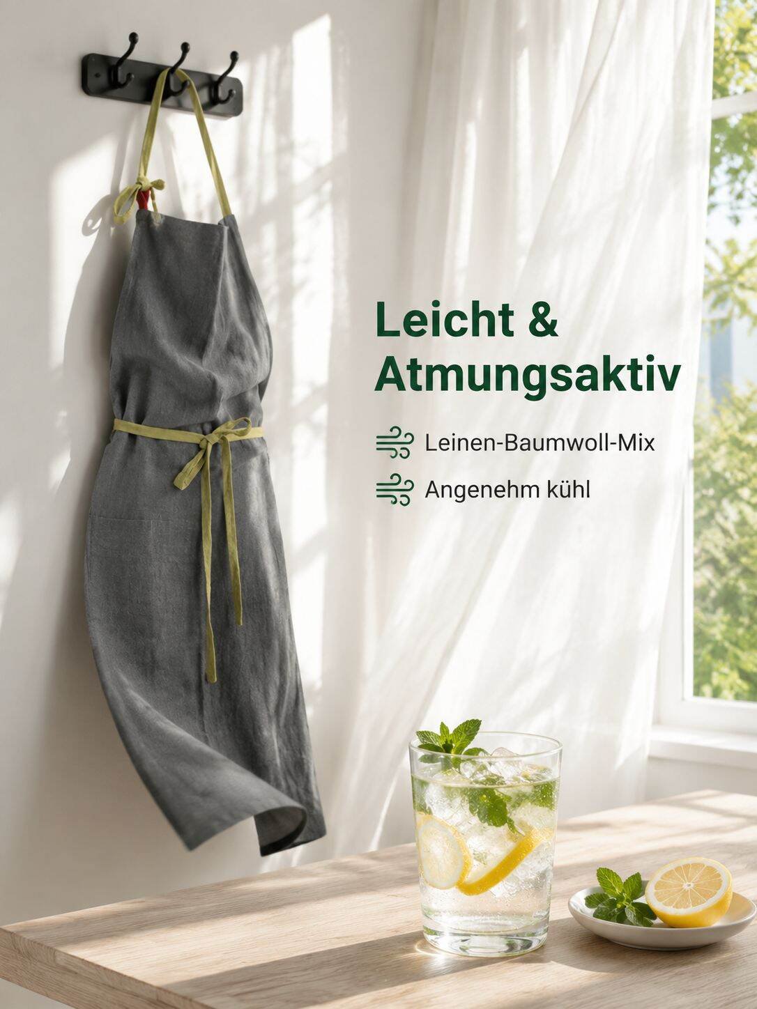 Leinen Baumwolle Haushalt Küche Mode Krawatte Kunst Kunst Männer und Frauen Arbeit Schürze