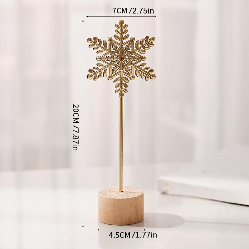 Modern minimalist metal ornament