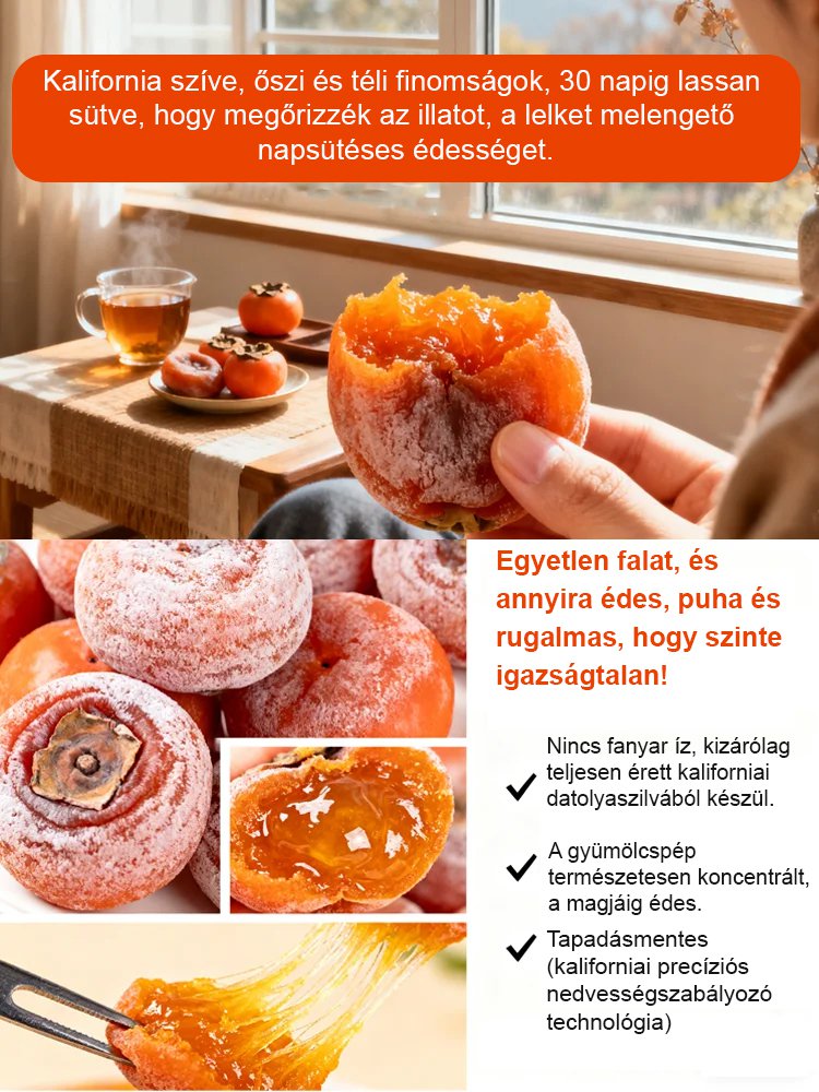 【20 darab/csomag】San Joaquin-völgyből származó, adalékmentes aszalt datolyaszilva.