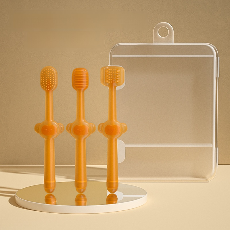 애완동물용 부드러운 실리콘 칫솔