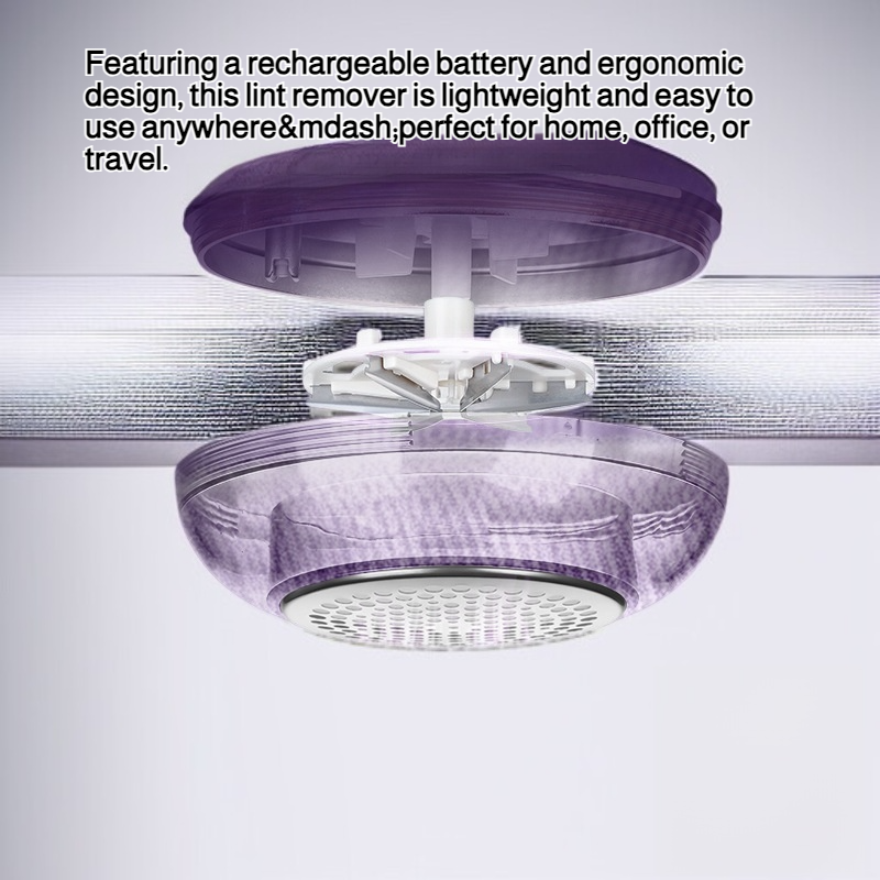 Portable digital lint remover