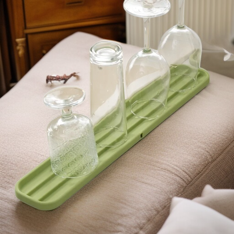 Multifunctional Silicone Drainage and Storage Mat for Pot Lids