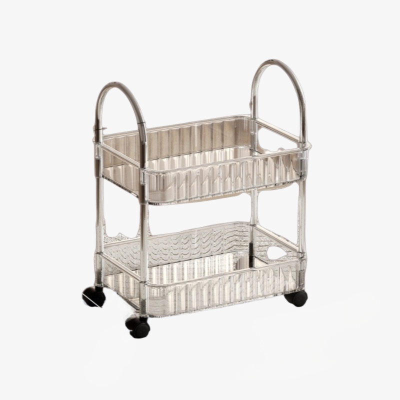Kitchen Floor Removable Storage Trolley Organizer Shelf