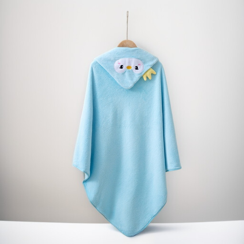 可愛卡通斗篷浴袍