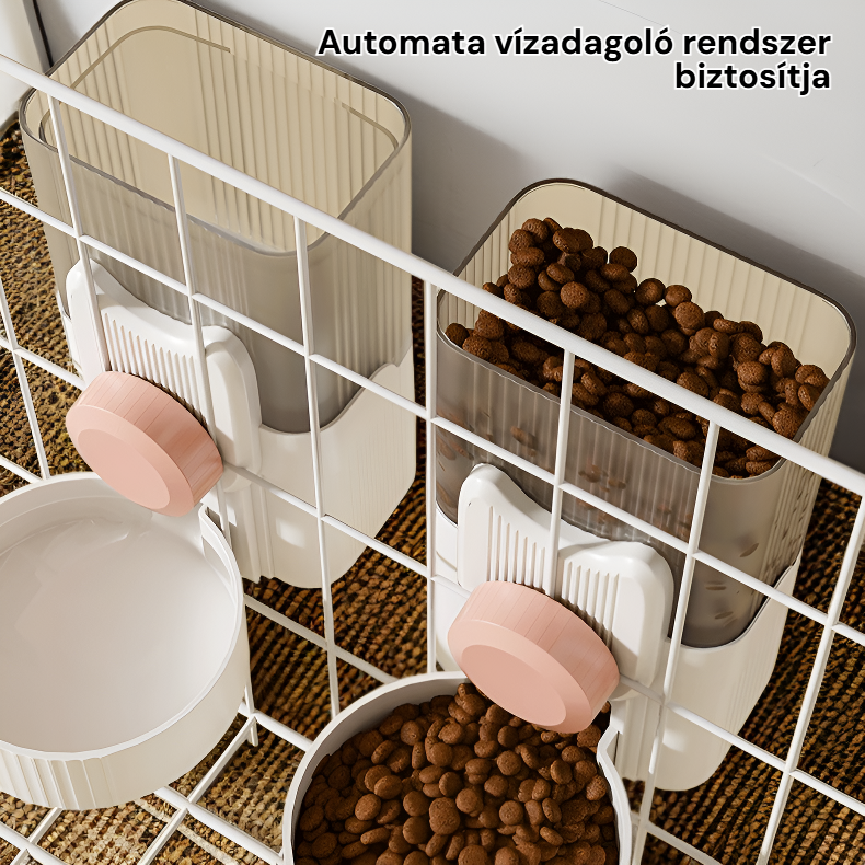 Fröccsenés- és szivárgásmentes automata itató háziállatoknak