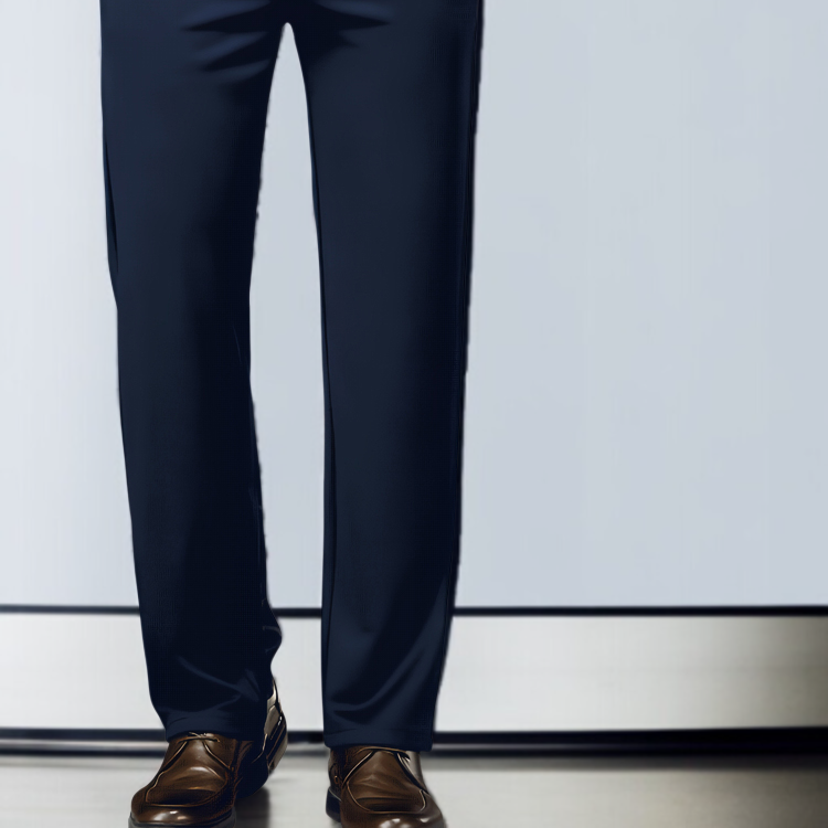 남자 기모 캐주얼 팬츠 고탄력 일자 비즈니스 정장바지 가을 겨울 와이드 팬츠