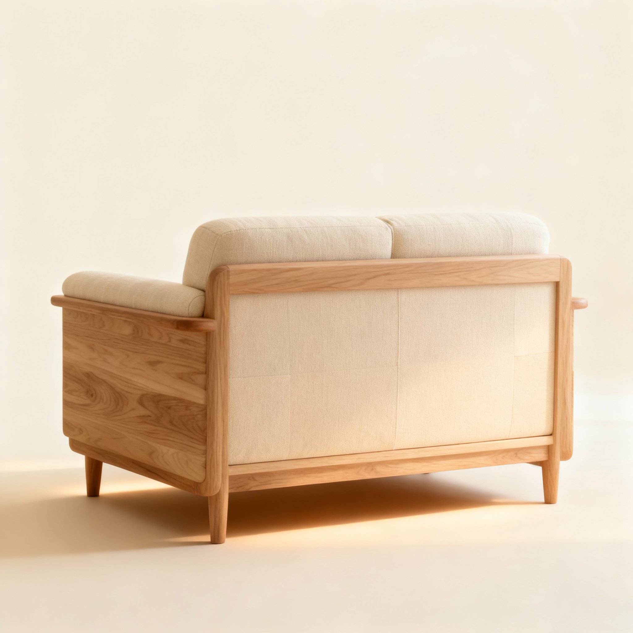 Bequemes 2-Sitzer Sofa mit weichen Kissen