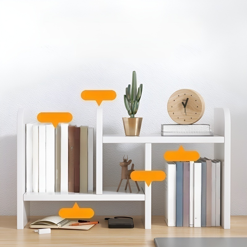 Multifunctional Desktop Organizer Shelf