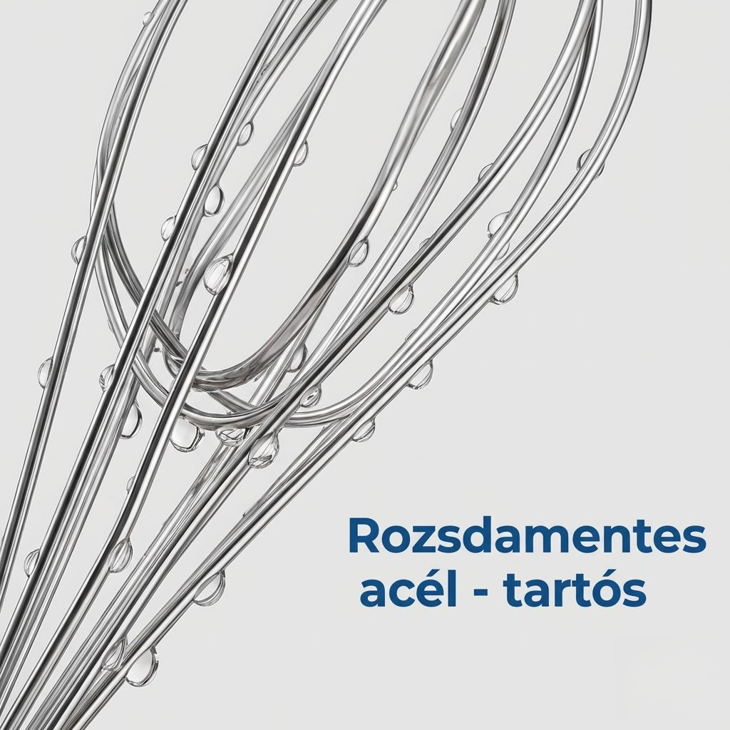 Rozsdamentes acél tojáshabverő