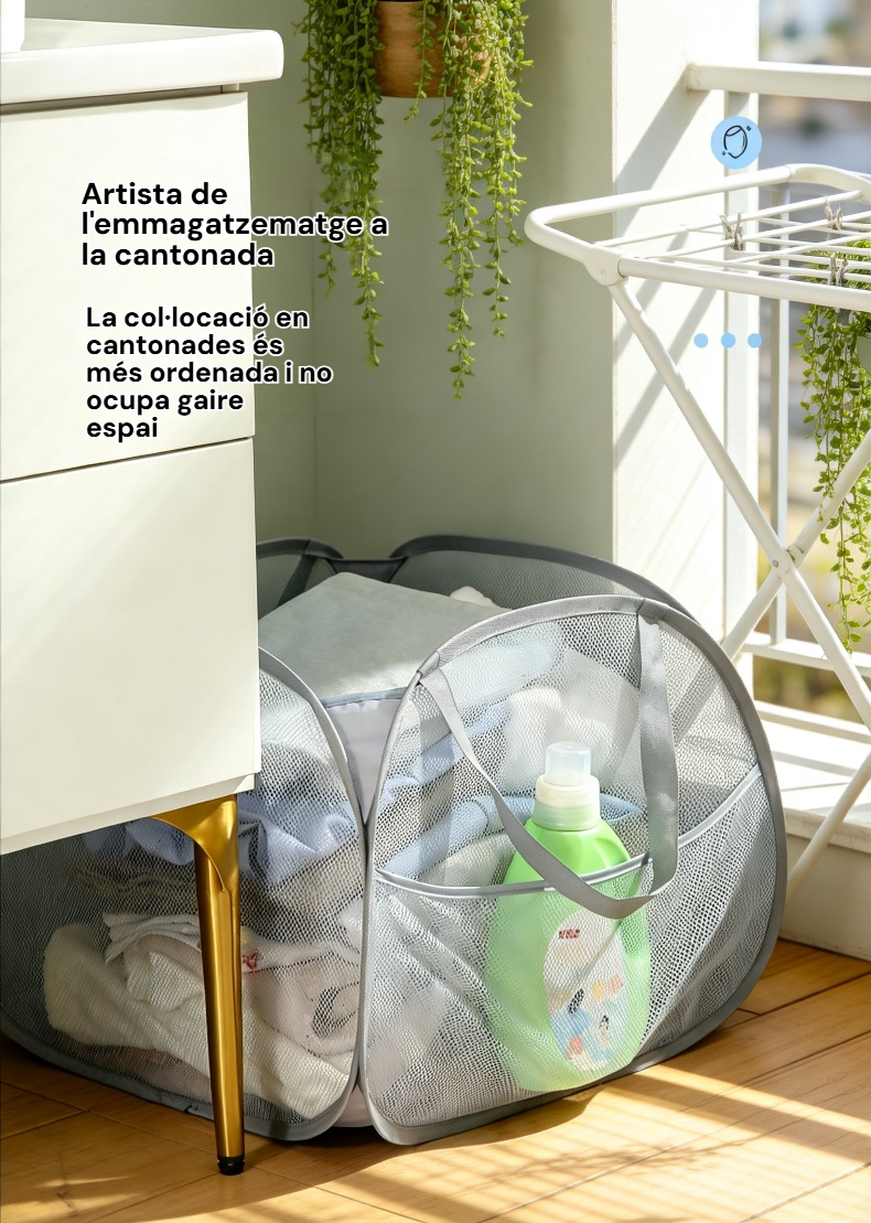 Cistella de roba bruta pràctica i eficient