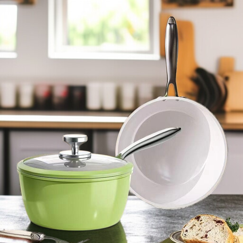 Olla antiadherente de cerámica para el hogar multifuncional para bebés