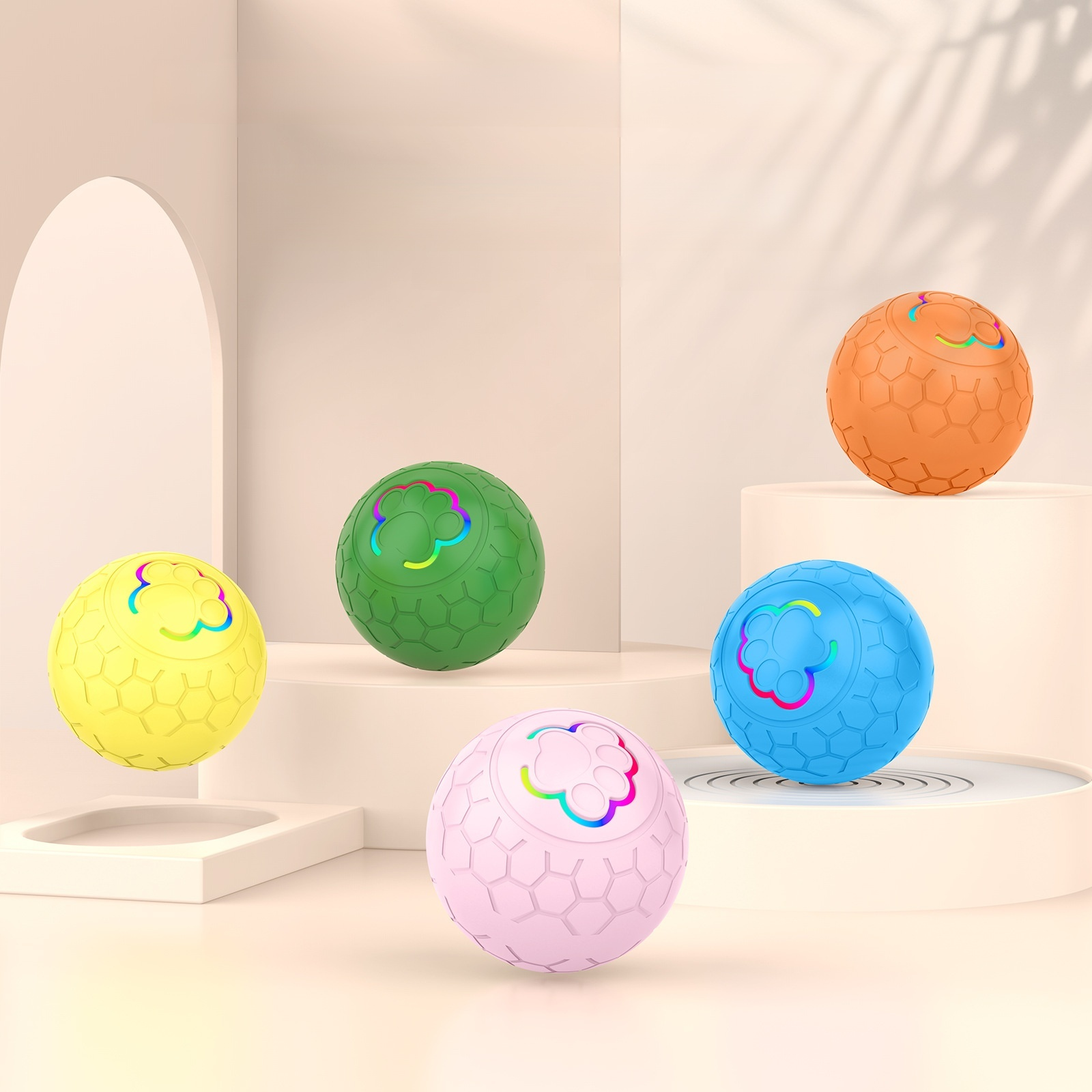 智能電動狗狗玩具球