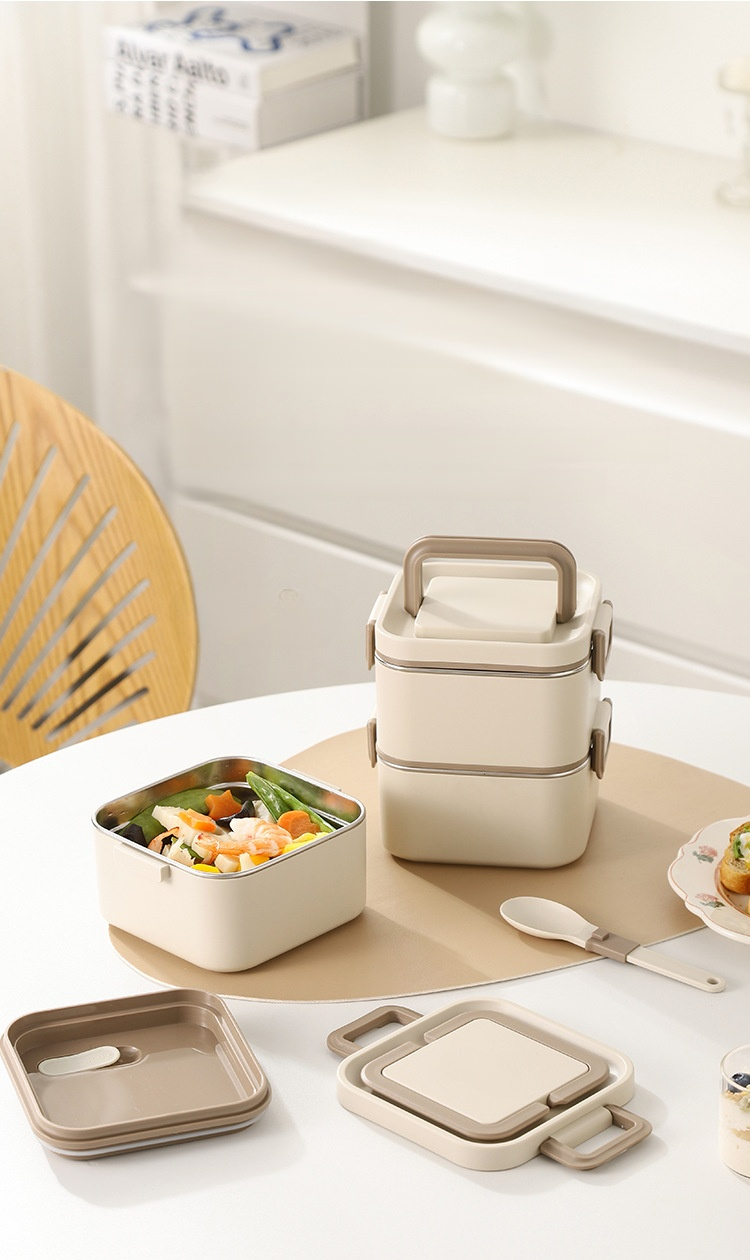 전자레인지용 도시락 상자 사용 예시