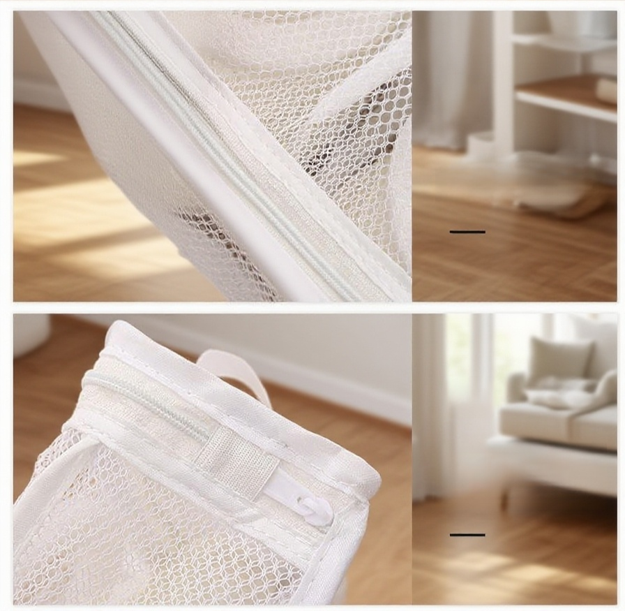 Shoe cleaning accessory mesh bag