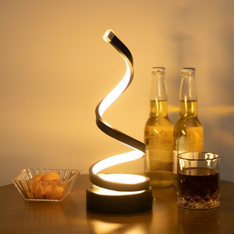 나선형 USB 데스크 램프