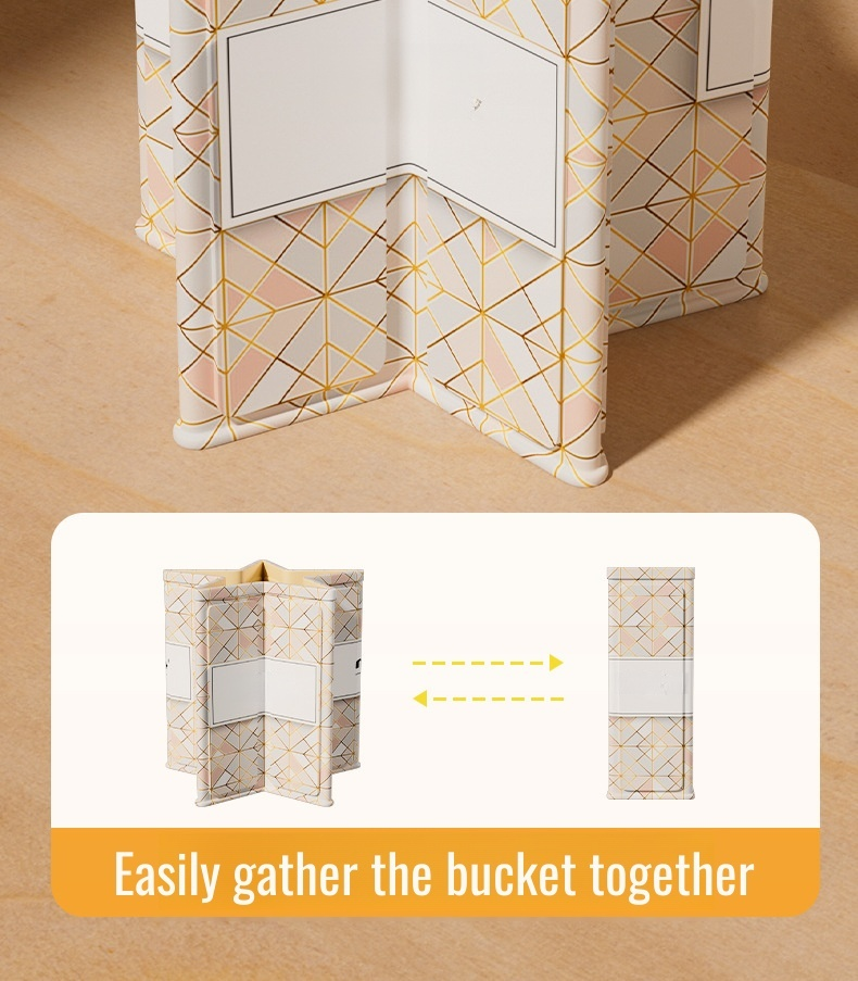 Easy storage foldable bathtub in living room