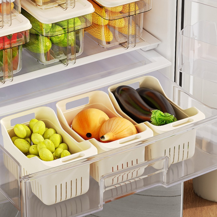 食品級保鮮盒 密封冷凍收納盒 沥水雞蛋儲存盒 水果蔬菜冰箱保鮮盒