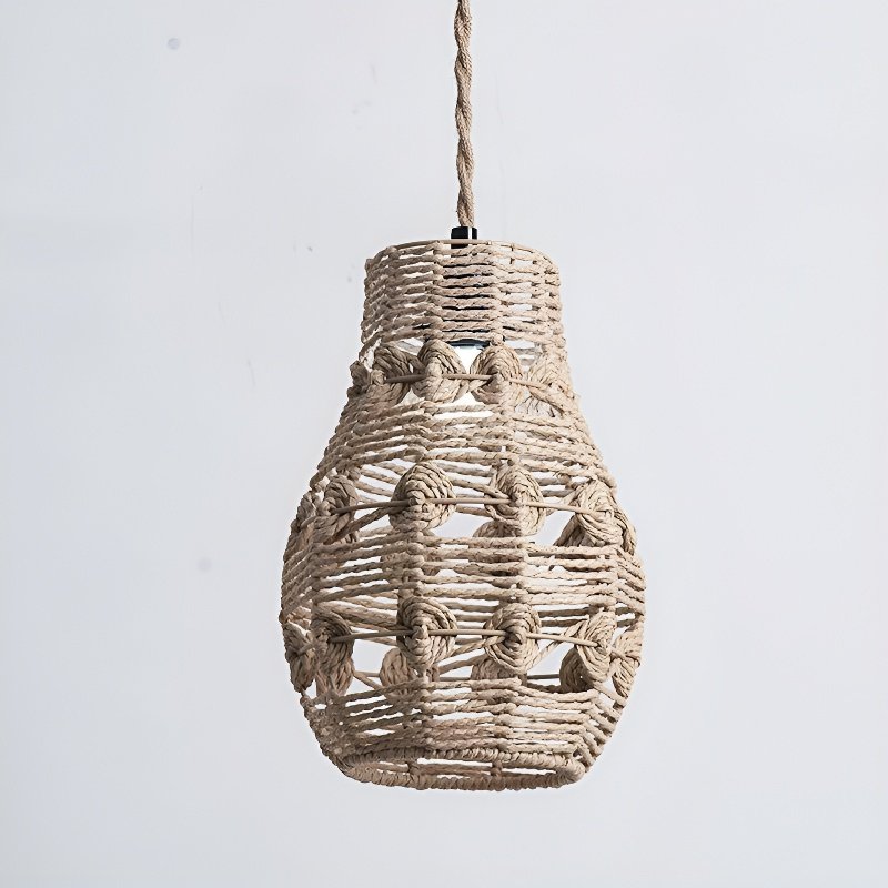Personalized decorative rattan lamps