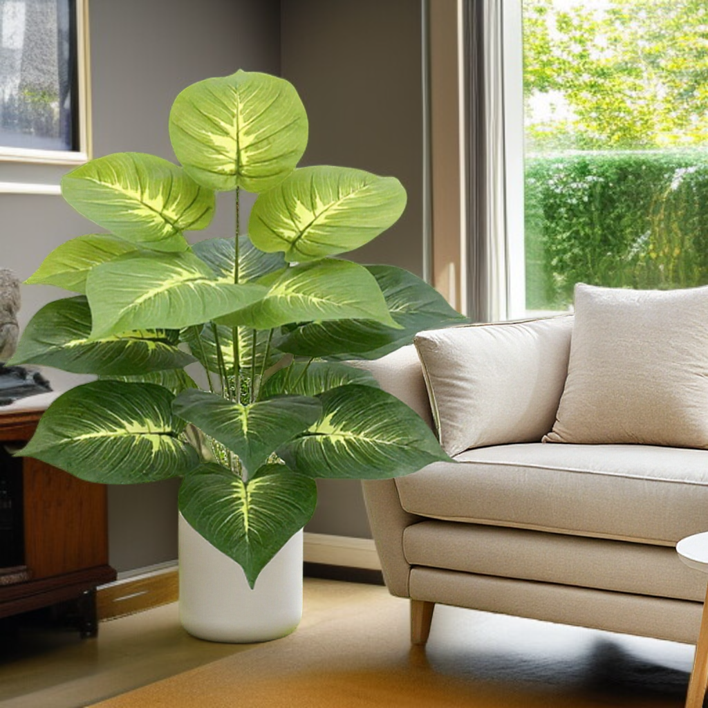 시뮬레이션 녹색 식물 작은 화분